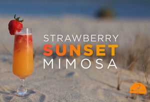 The Beach Glass Strawberry Sunset